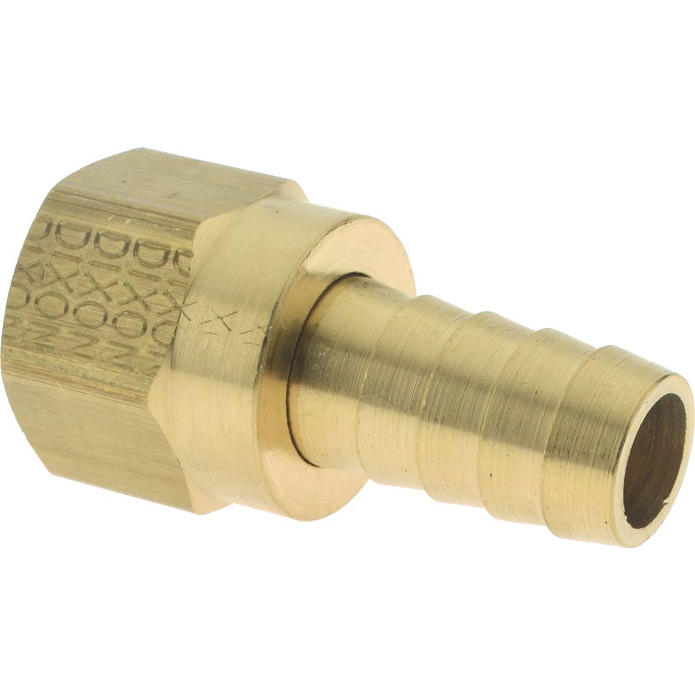 Parker Barbed Hose Fitting: 1/2" x 3/4" ID Hose, Male Connector - 68HB-12-8