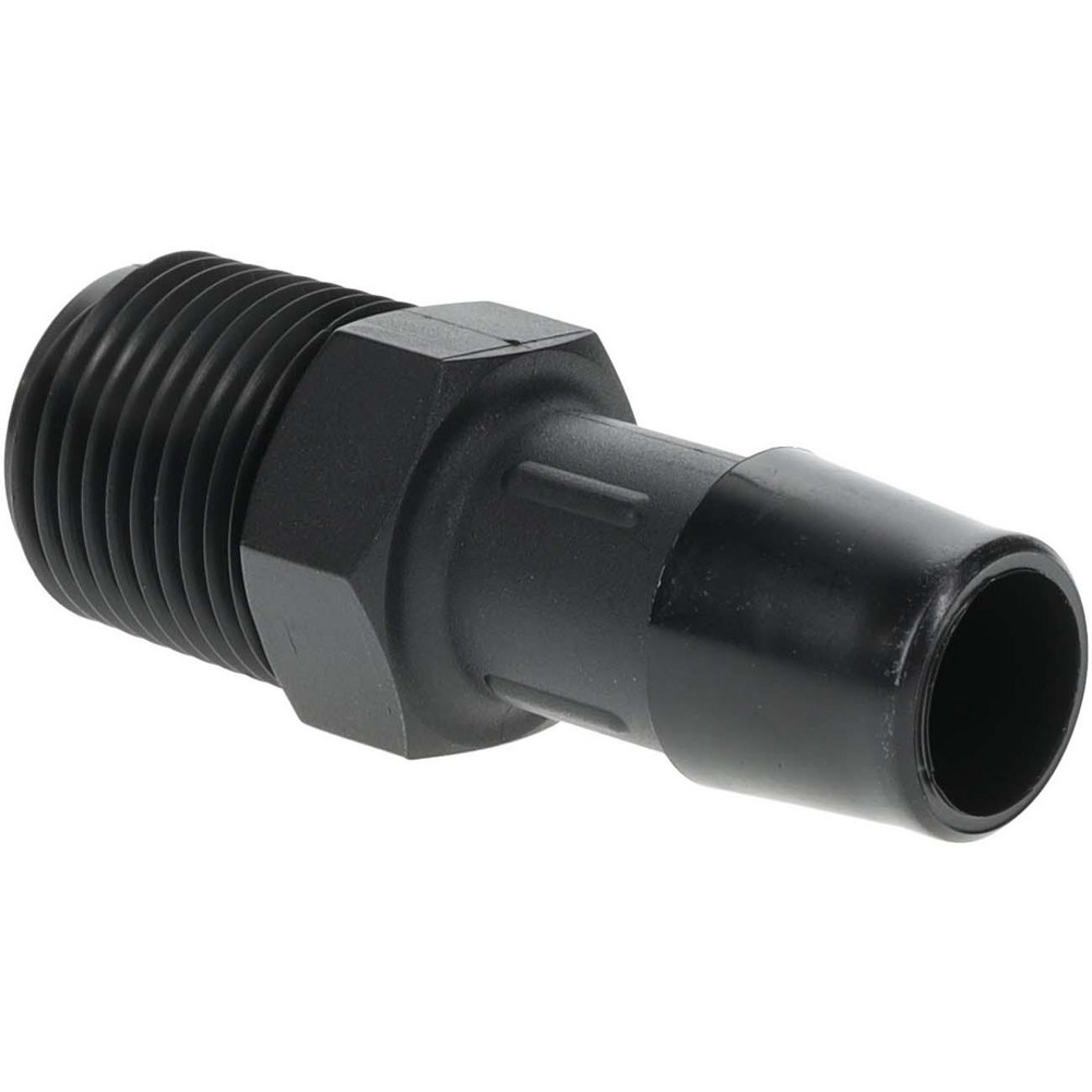 Made in USA Barbed Tube Elbow: Single Barb, 3/4" Barb, 3/4" NPT - L12-12NN