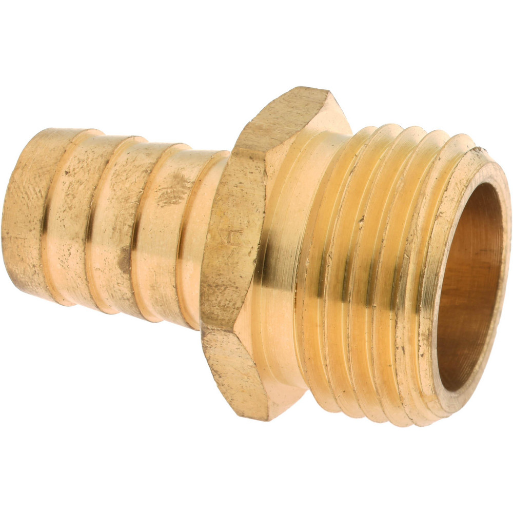 Made in USA Barbed Tube Elbow: Single Barb, 3/4" Barb, 3/4" NPT - L12-12NN