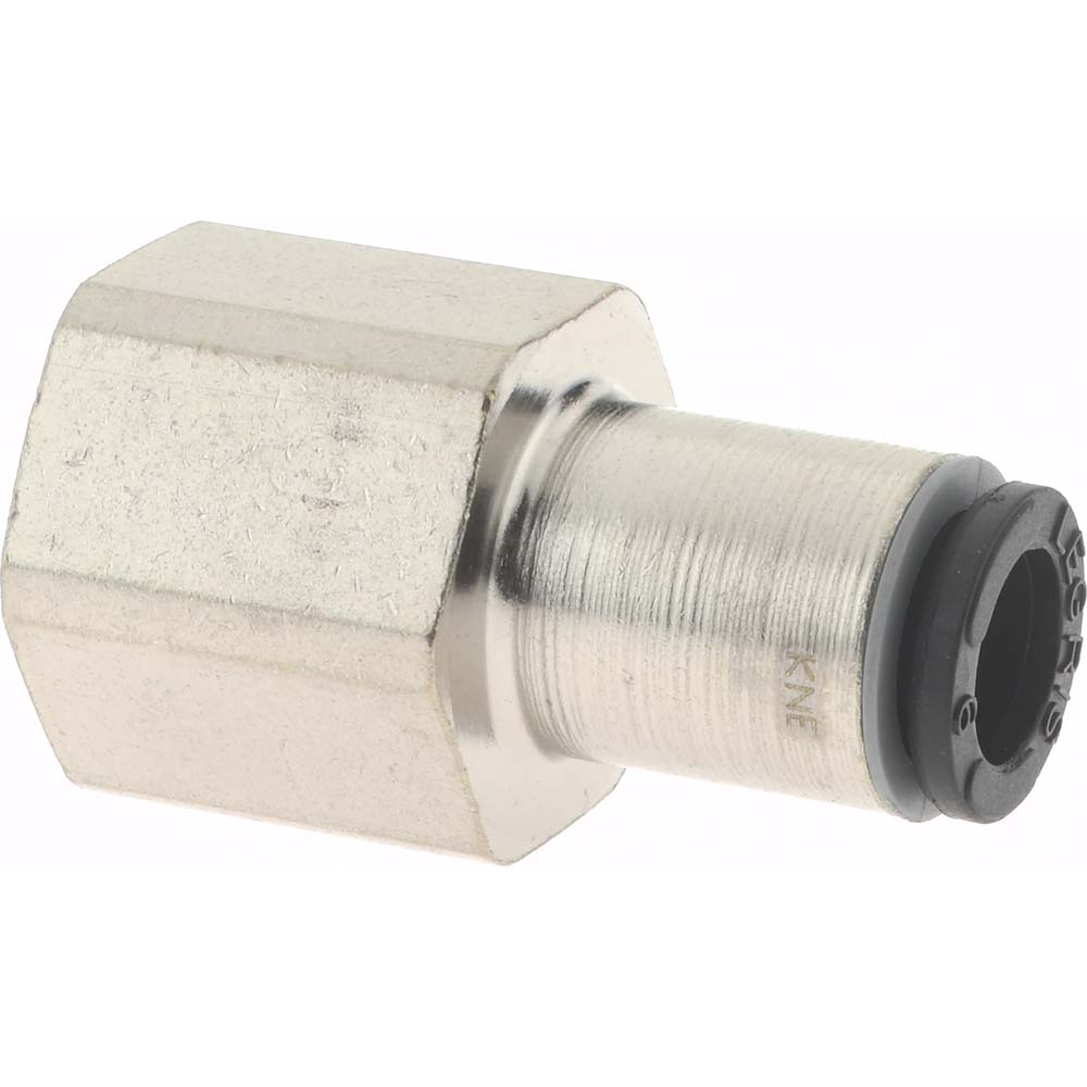 Legris Push-to-Connect Push-to-Connect Fitting: Straight, BSPP, 6.00 mm OD - 3114 06 13