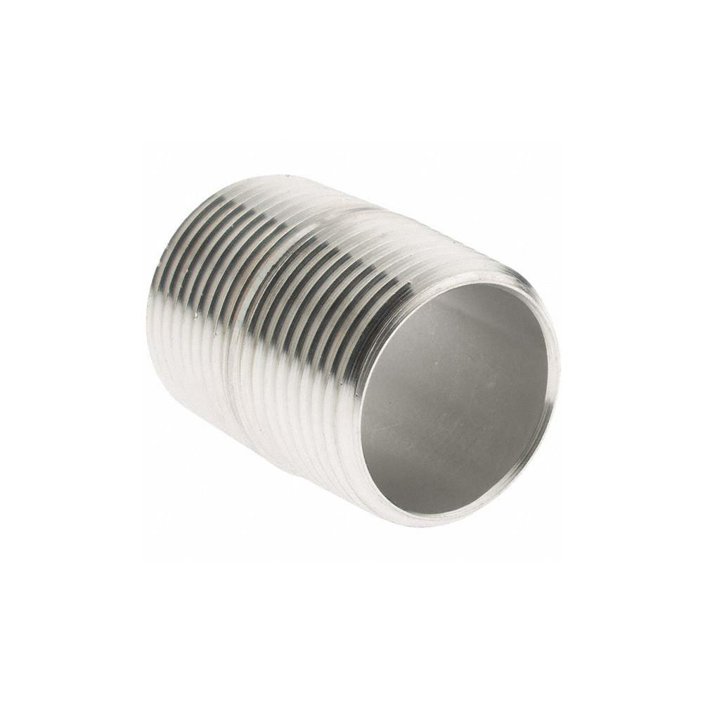 Value Collection Stainless Steel Pipe Nipple: 3/4" Pipe, Grade 316 & 316L - 6BN3/4*13/8