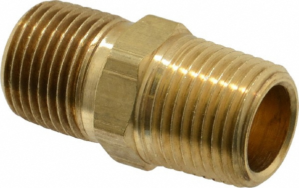 Parker Industrial Pipe Hex Plug: 1/2 x 1/4" Male Thread, MNPTF - BD-C530225