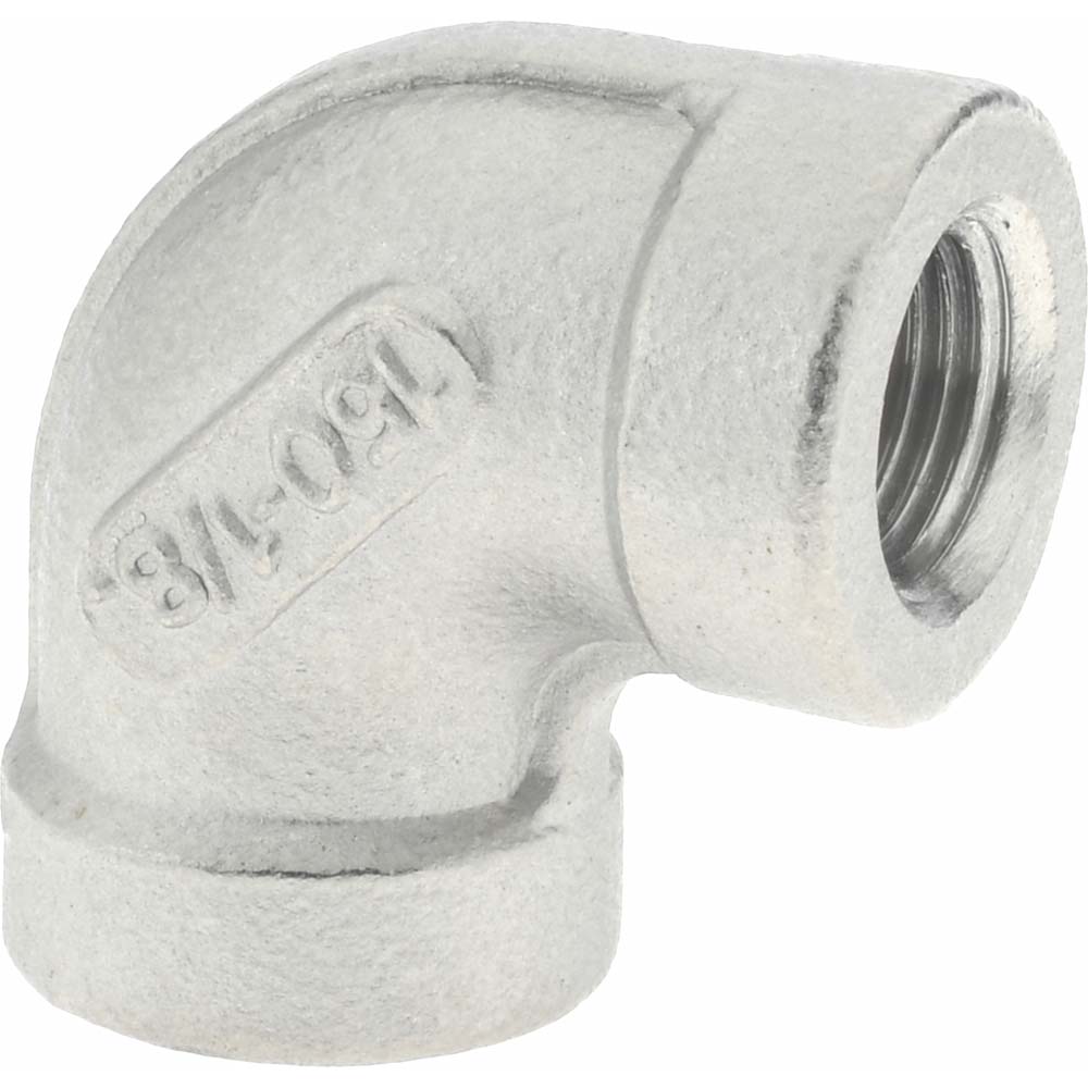 Merit Brass Brass Pipe Nipple: Threaded on Both Ends, 10" OAL, 1/8" NPT - 2002-1000