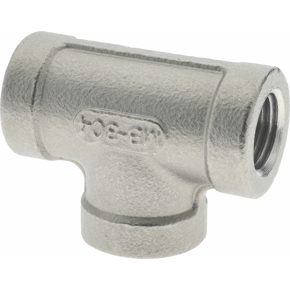 Merit Brass Brass Pipe Nipple: Threaded on Both Ends, 10" OAL, 1/8" NPT - 2002-1000