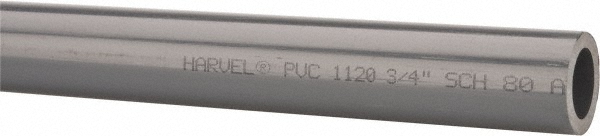 Value Collection 1-1/2" Pipe, 2-1/2" Long PVC Threaded Plastic Pipe Nipple - 886-025