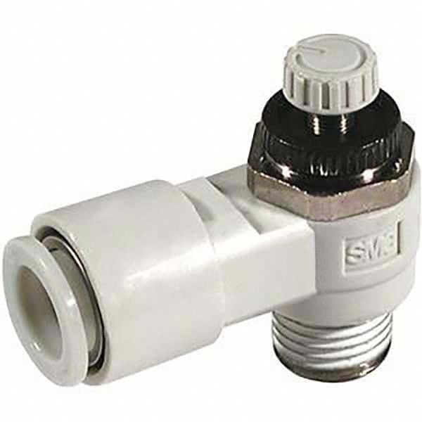 Eaton Steel Flared Tube 90 Deg Male Elbow: 3/8" OD, 37 deg Flared Angle - 2024-8-6S