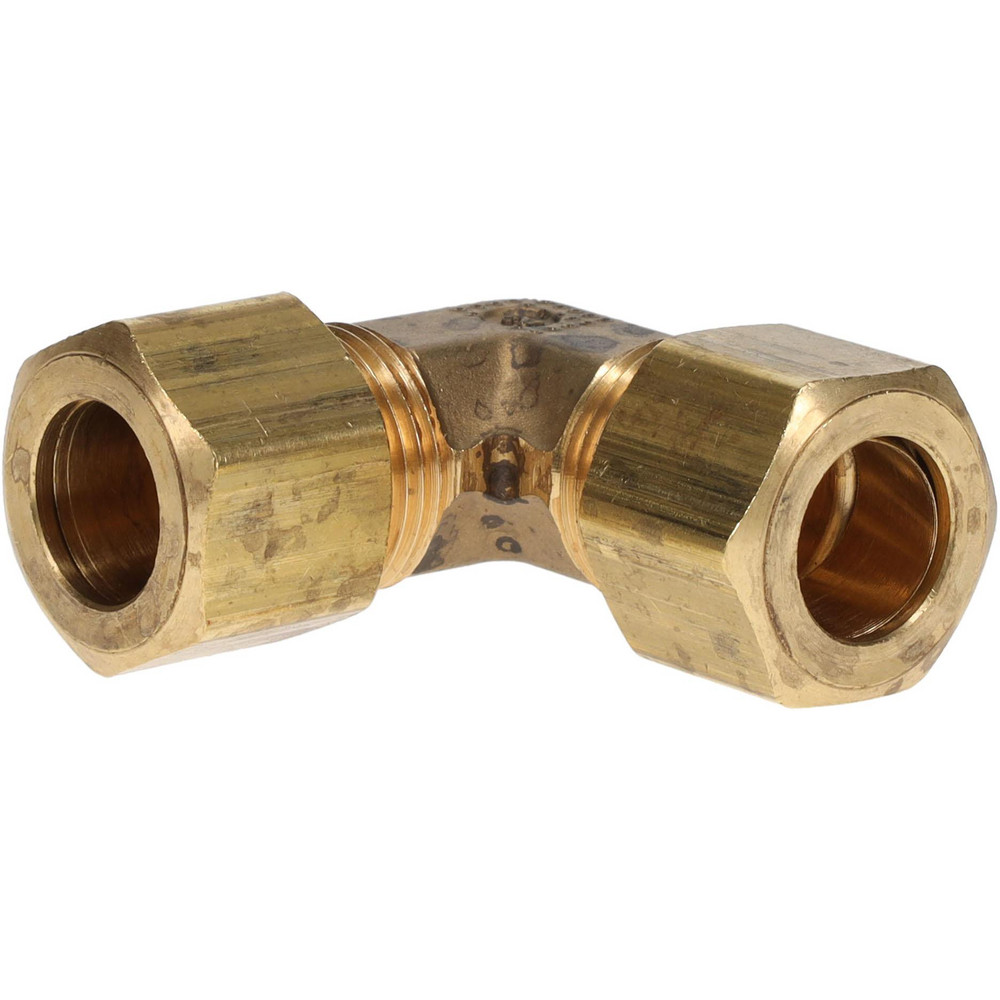 Parker Compression Tube Union: 11/16-20, 1/2" Tube OD, Compression x Compression - -11052-A