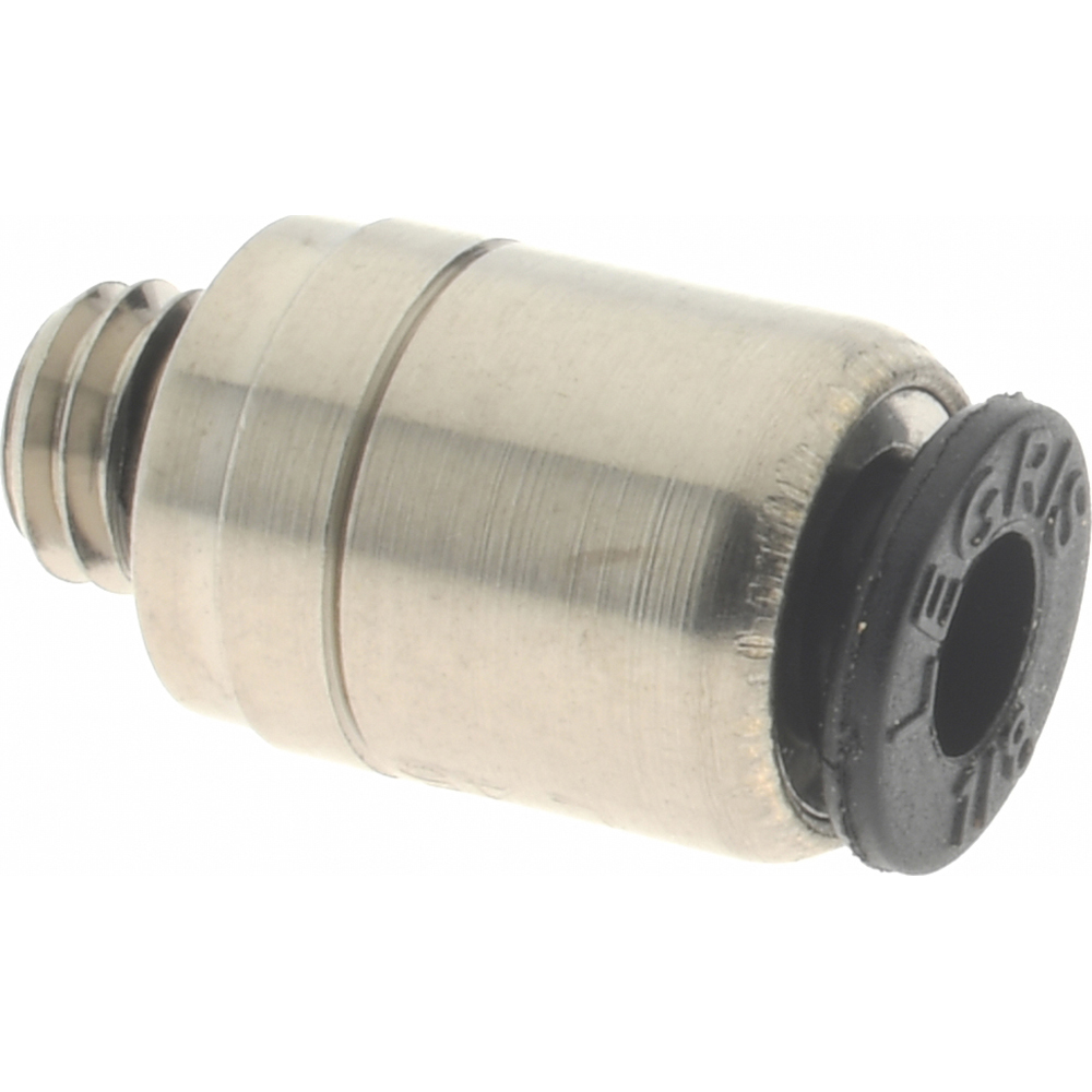 Legris Push-to-Connect Push-to-Connect Fitting: Connector, #10-32 Thread, UNF, 1/8" OD - 3171 53 20