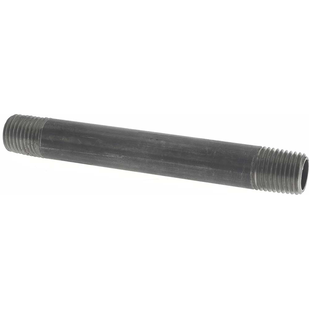 Merit Brass Stainless Steel Pipe Nipple: 1/4" Pipe, Grade 316 & 316L - 6504-200