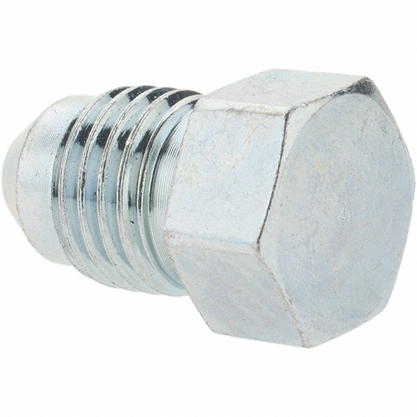 Brennan Steel Flared Tube Plug: 1/2" OD, 37 deg Flared Angle - 10453