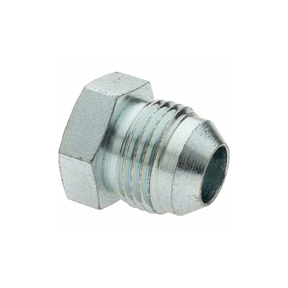Brennan Steel Flared Tube Plug: 1/2" OD, 37 deg Flared Angle - 10453