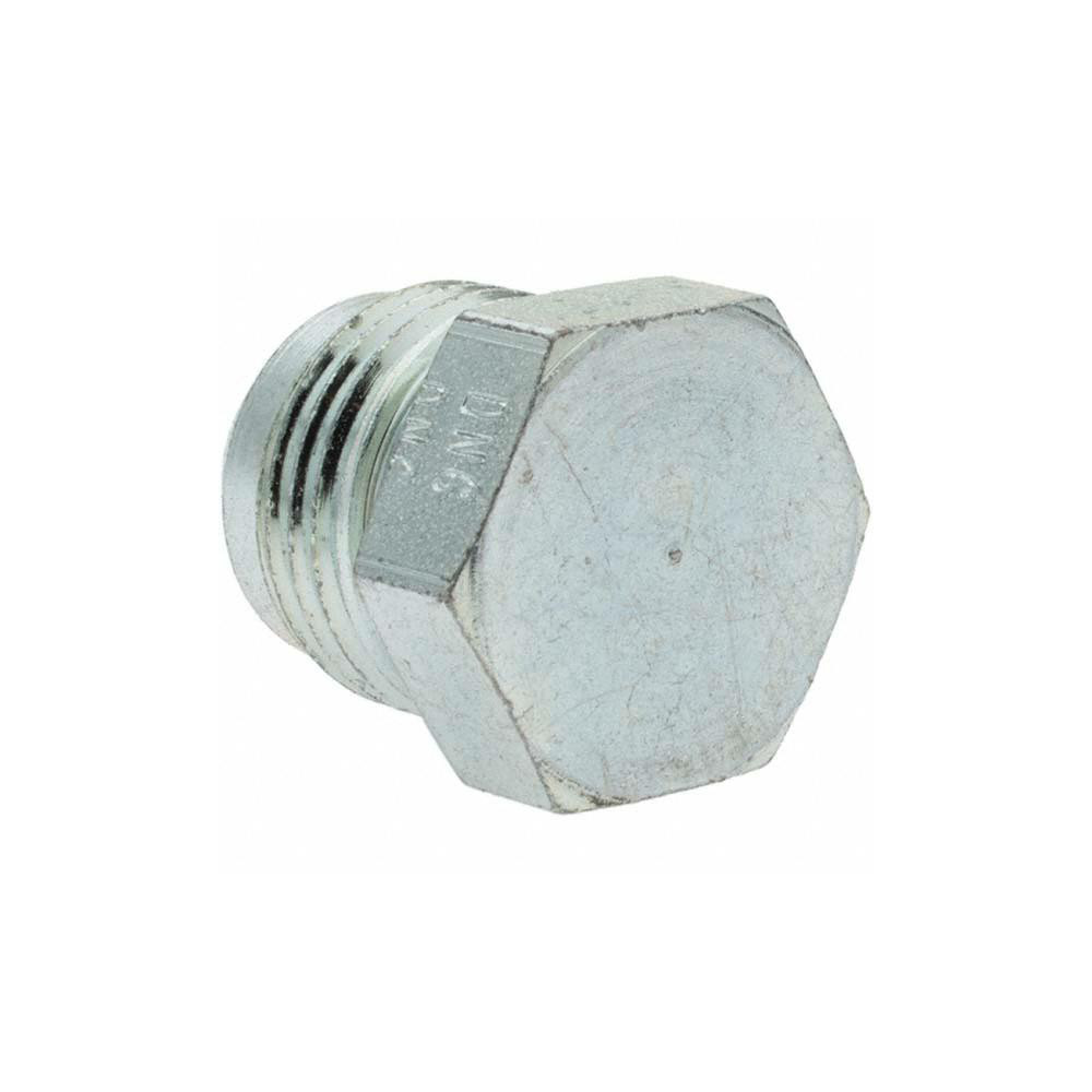 Brennan Steel Flared Tube Plug: 1/2" OD, 37 deg Flared Angle - 10453