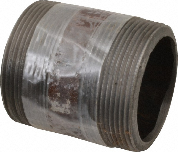 Value Collection Black Pipe Nipple: 2" Dia x 2-1/2" Long, Schedule 80 - XNB09025