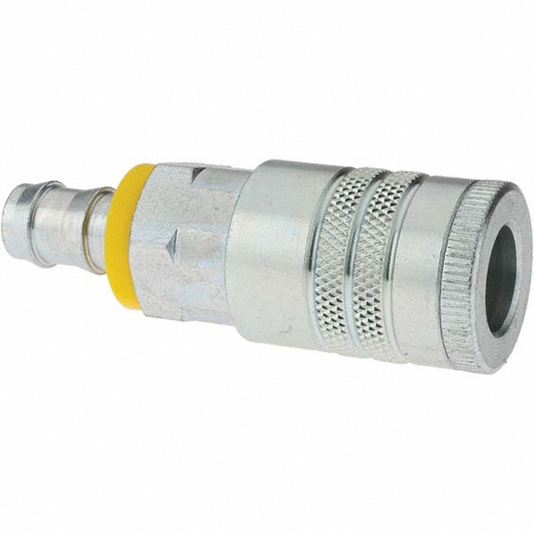 Parker Pneumatic Hose Coupling: 1/2" Body Dia, Tru-Flate Automotive Interchange - 16-6BP