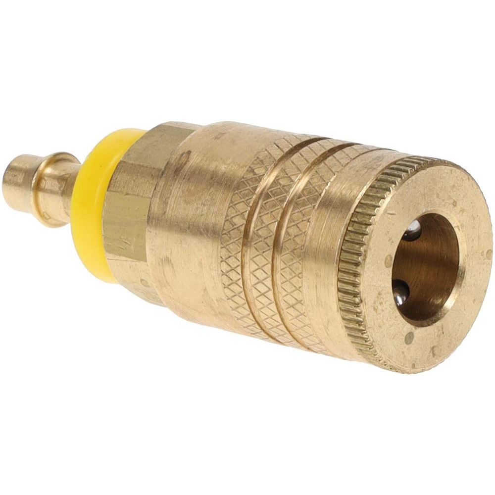 Parker Pneumatic Hose Coupling: 1/2" Body Dia, Tru-Flate Automotive Interchange - 16-6BP