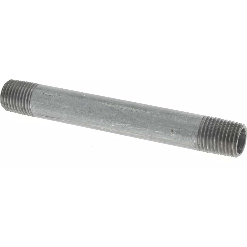 Value Collection Galvanized Pipe Nipple: 1/4", 3-1/2" Long, Schedule 40, Steel - NG02035