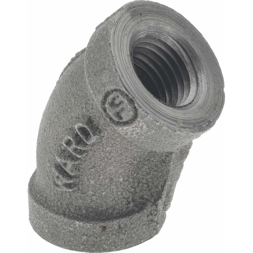 Value Collection Pipe 45 deg Elbow: 1/4", 304 Stainless Steel - 4LB451/4
