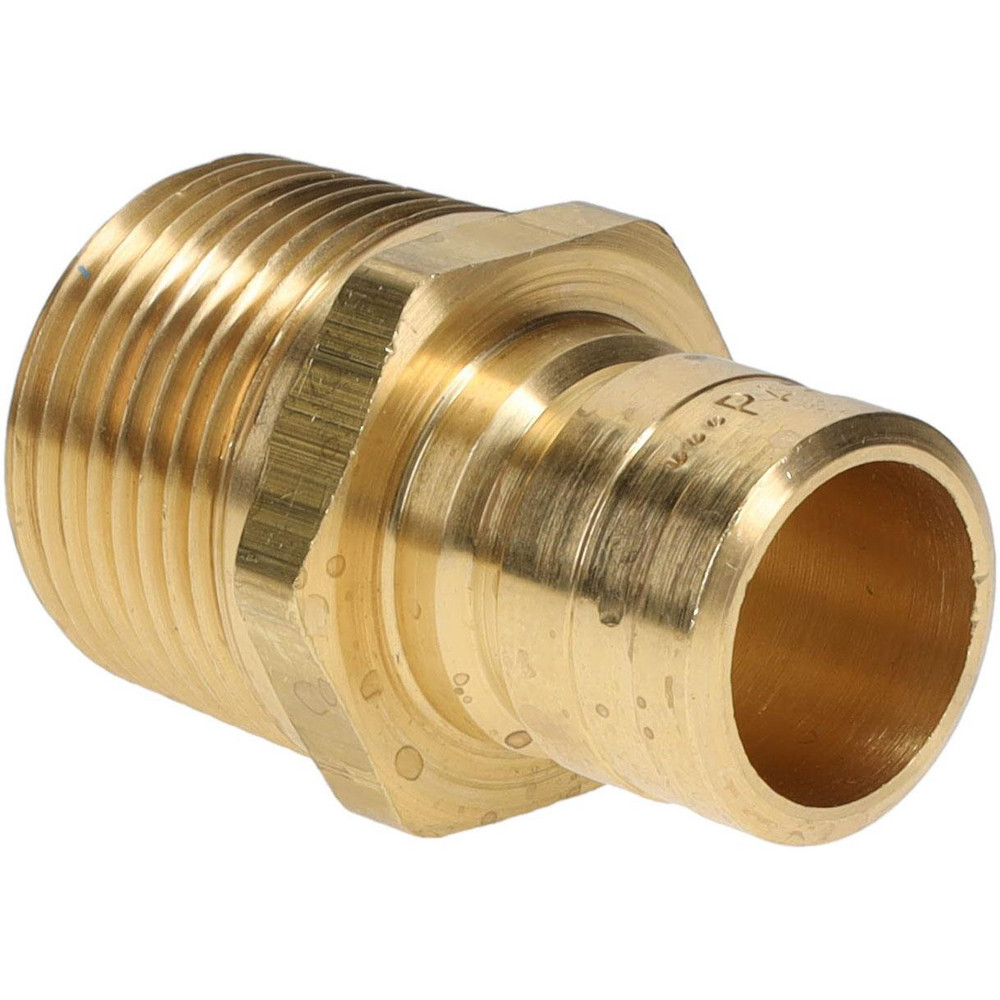 Parker Hydraulic Hose Male Pipe Rigid Nipple Fitting: 1/2" Hose, 3/4" Thread, 200 psi - PN556