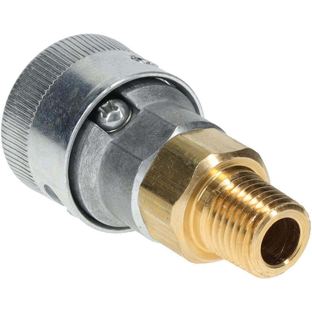 Parker Pneumatic Hose Coupling: 1/4-18, Schrader Twist-Lock Interchange - TL-251-4FP-787