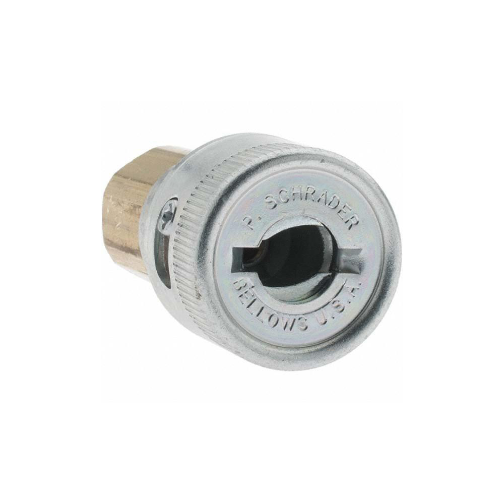 Parker Pneumatic Hose Coupling: 1/4-18, Schrader Twist-Lock Interchange - TL-251-4FP-787
