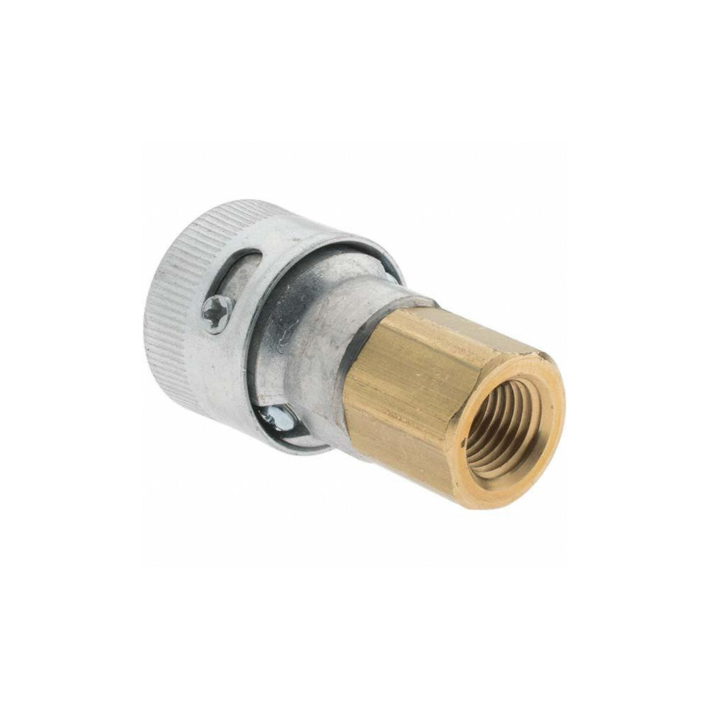 Parker Pneumatic Hose Coupling: 1/4-18, Schrader Twist-Lock Interchange - TL-251-4FP-787
