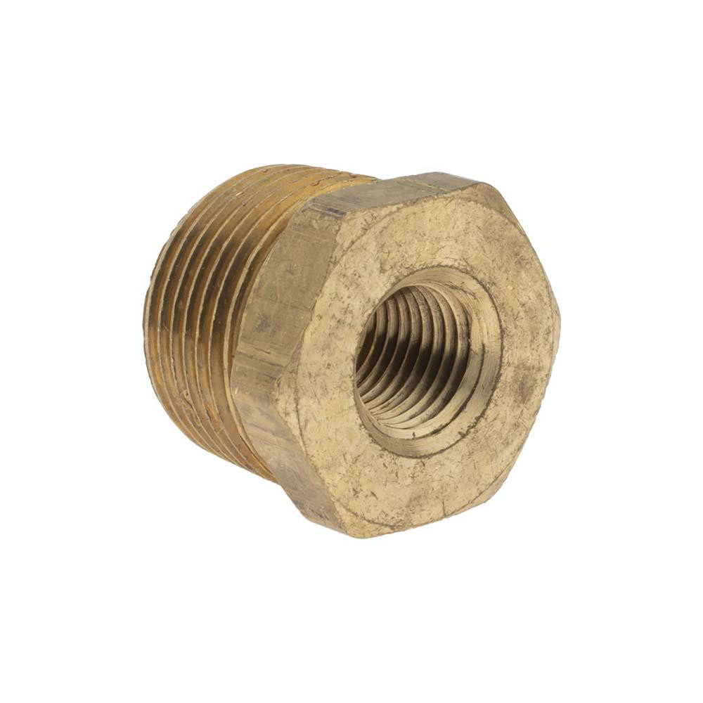ANDERSON METALS Brass Pipe Bushing: 1/4 x 3/4" Fitting, FNPT x MNPT - -11089-7