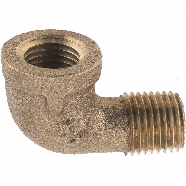 ANDERSON METALS Brass Pipe Bushing: 1/4 x 3/4" Fitting, FNPT x MNPT - -11089-7
