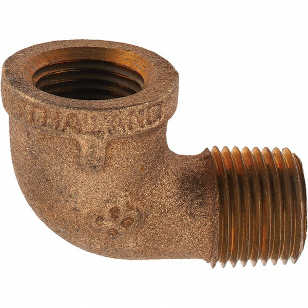 ANDERSON METALS Brass Pipe Bushing: 1/4 x 3/4" Fitting, FNPT x MNPT - -11089-7