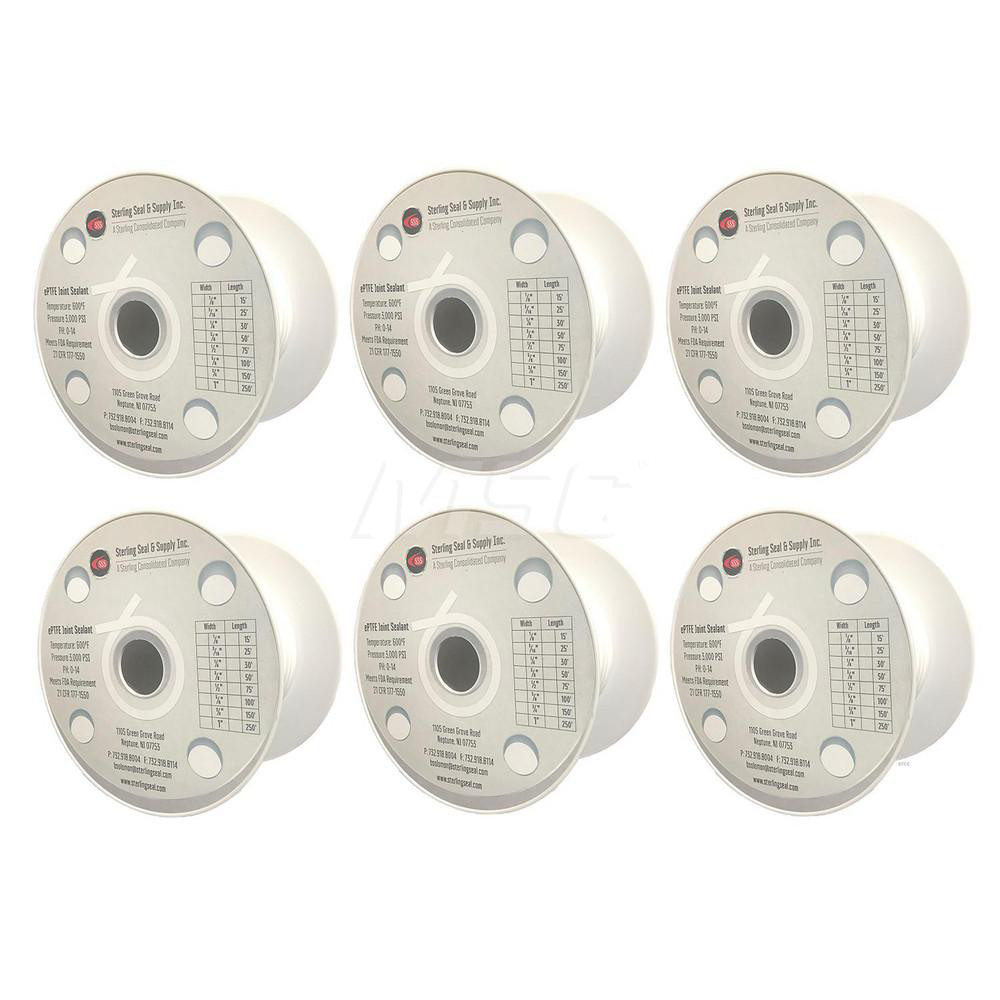 Made in USA 25' Long x 3/8" Wide Economy PTFE Joint Sealant - 31950710