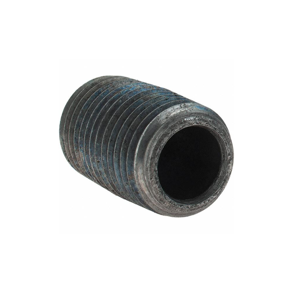 Value Collection Black Pipe Nipple: 1/4" Dia x 3/4" Long, Schedule 80 - BD-13611
