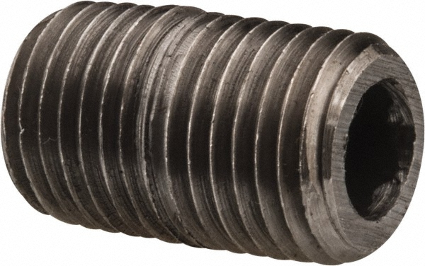 Value Collection Black Pipe Nipple: 1/4" Dia x 3/4" Long, Schedule 80 - BD-13611