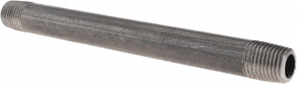 Value Collection Black Pipe Nipple: 1/4" Dia x 3/4" Long, Schedule 80 - BD-13611