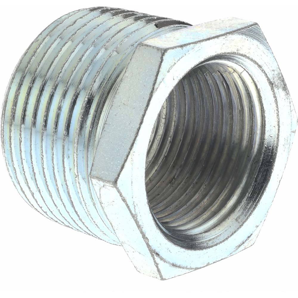 Value Collection Galvanized Pipe Nipple: 1", 10" Long, Schedule 40, Steel - NG06100