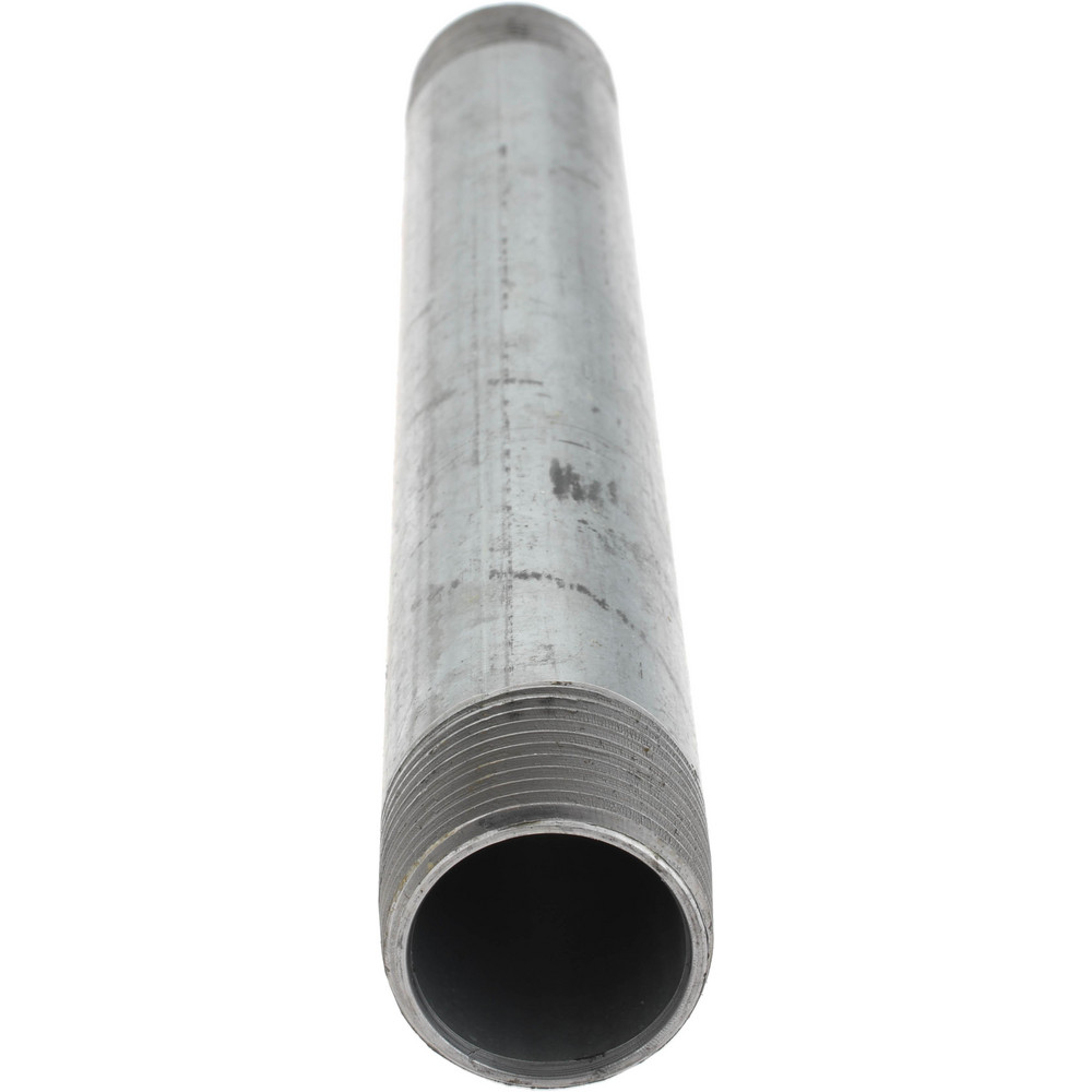 Value Collection Galvanized Pipe Nipple: 1", 10" Long, Schedule 40, Steel - NG06100