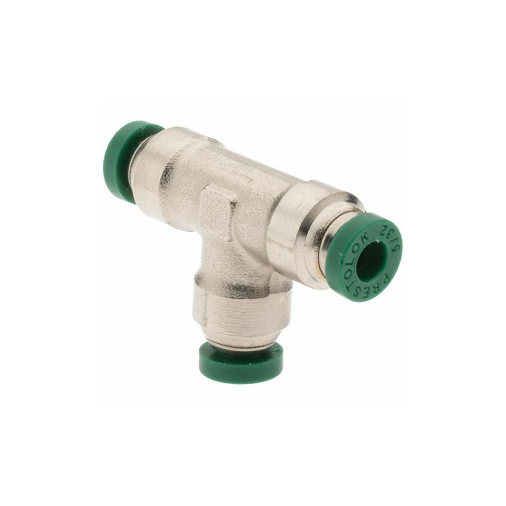 Parker Push-to-Connect Tube x Tube Fitting: Union Tee, 5/32" OD - 12566