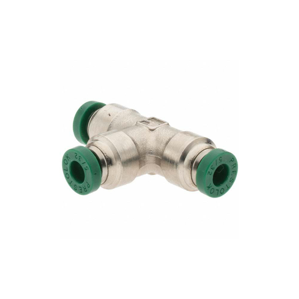 Parker Push-to-Connect Tube x Tube Fitting: Union Tee, 5/32" OD - 12566