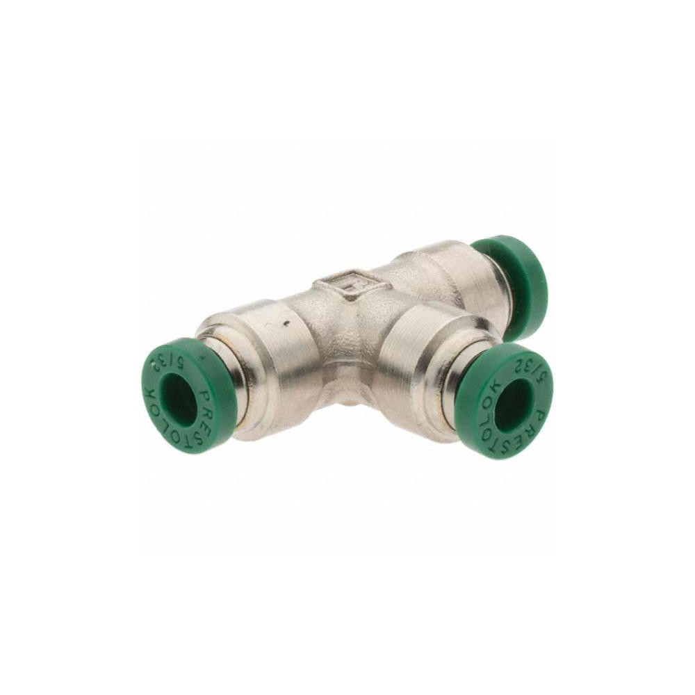 Parker Push-to-Connect Tube x Tube Fitting: Union Tee, 5/32" OD - 12566