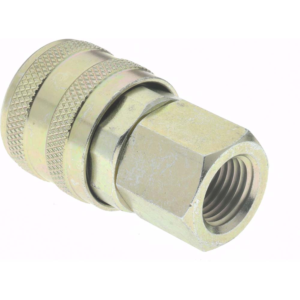 Value Collection 5 Piece 1/4" Body 1/4 NPT 215 psi Zinc ARO Pneumatic Coupling Plug Set - 2321572531
