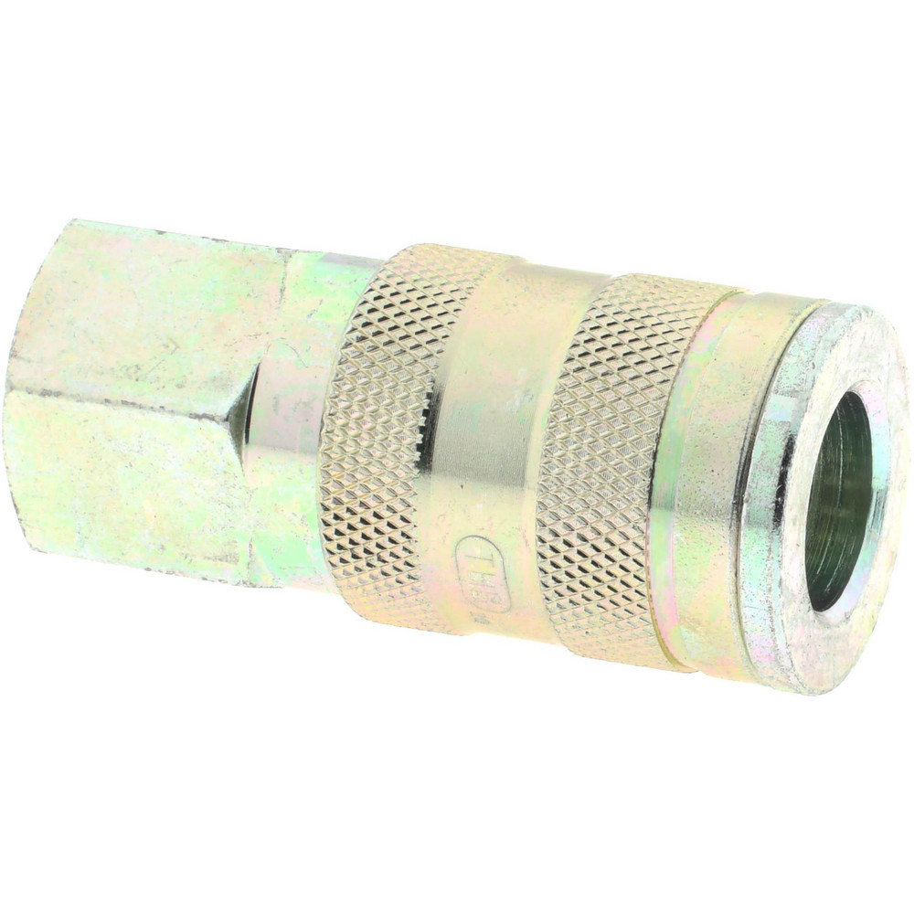 Value Collection 5 Piece 1/4" Body 1/4 NPT 215 psi Zinc ARO Pneumatic Coupling Plug Set - 2321572531