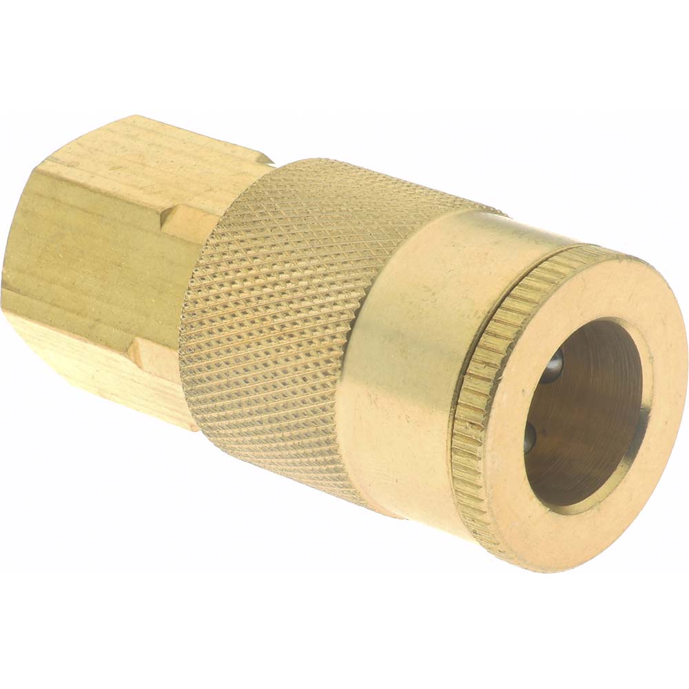 Value Collection 5 Piece 1/4" Body 1/4 NPT 215 psi Zinc ARO Pneumatic Coupling Plug Set - 2321572531