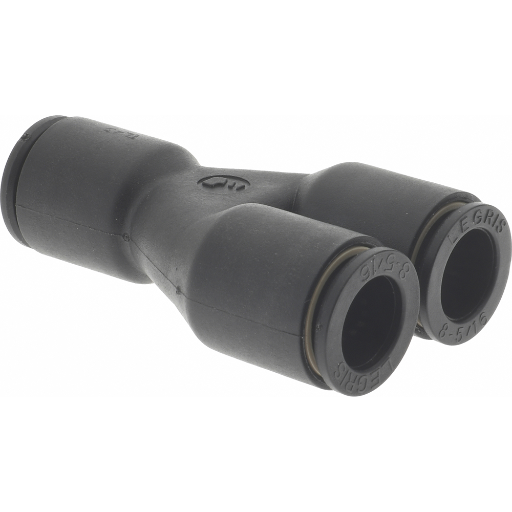 Legris Push-to-Connect Tube x Tube Fitting: Union Y, 5/16" OD - 3140 08 00