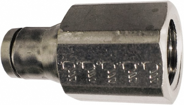 Legris Push-to-Connect Tube x Female x Tube x Female BSPP Fitting: Connector, BSPP, 6.00 mm OD - 3614 06 13