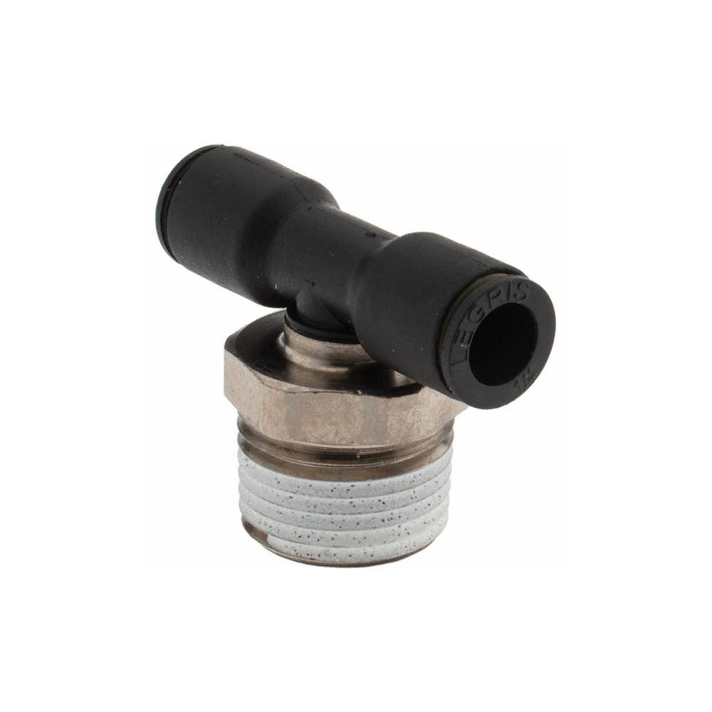 Parker Push-to-Connect Fitting: Male Branch Tee, NPT, 1/4" OD - LG1021