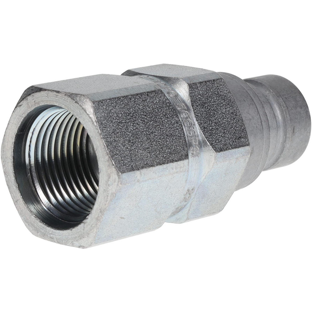 Parker Hydraulic Hose Female Straight Thread Nipple: 1/2", 1-1/16-12, 3,625 psi - FEM-502-12FO