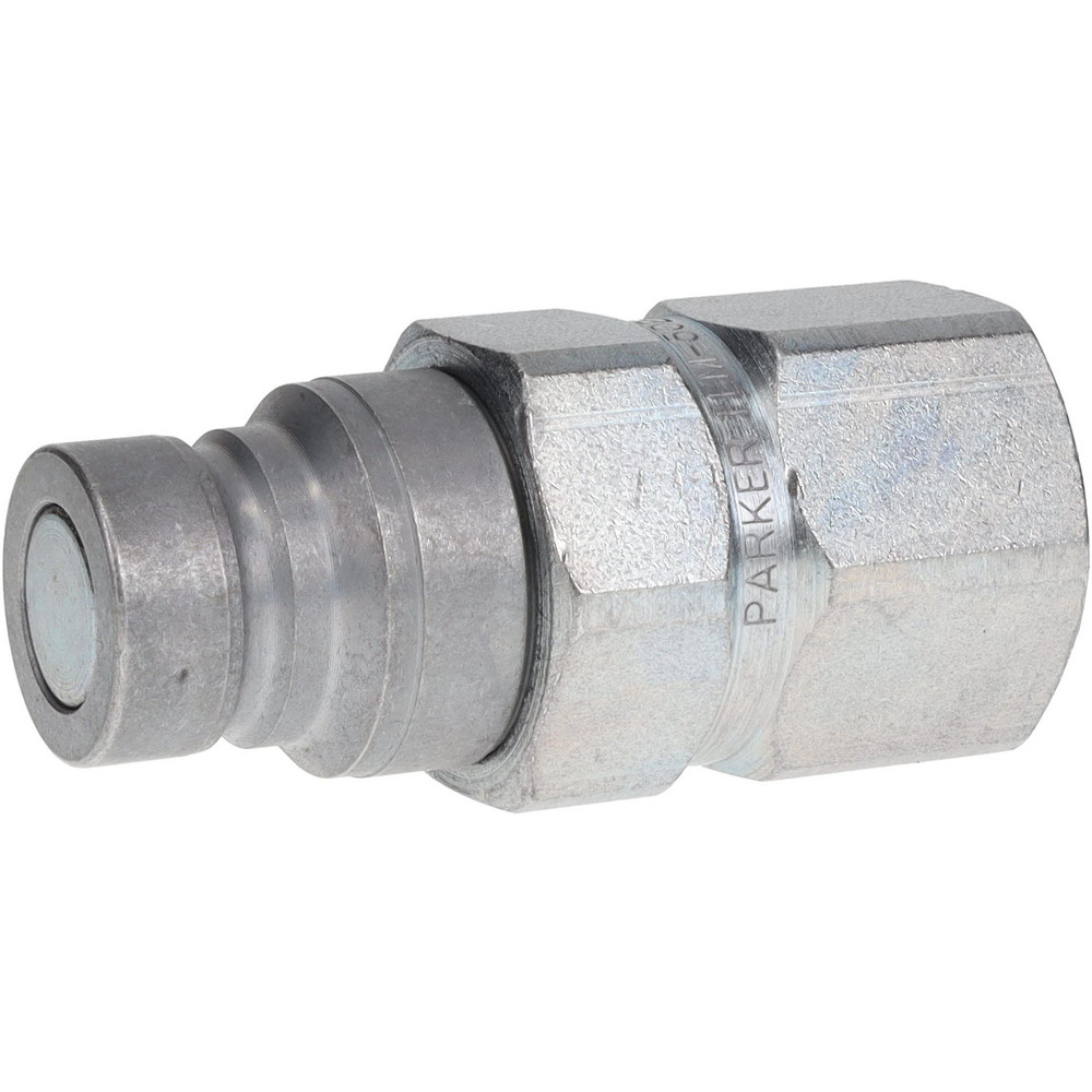 Parker Hydraulic Hose Female Straight Thread Nipple: 1/2", 1-1/16-12, 3,625 psi - FEM-502-12FO