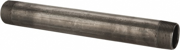 Value Collection Black Pipe Nipple: 1-1/4" Dia x 12" Long, Schedule 40 - NB07120