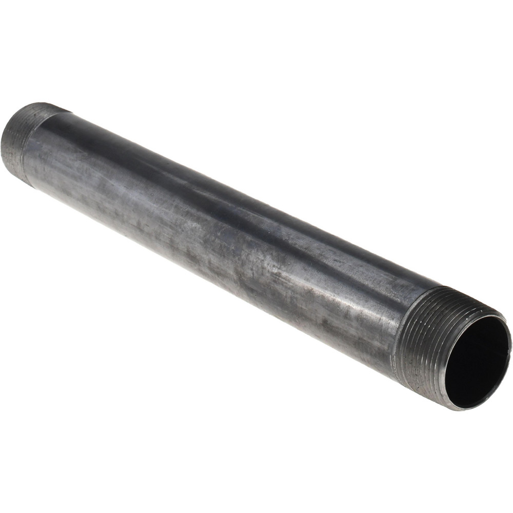 Value Collection Black Pipe Nipple: 1-1/4" Dia x 12" Long, Schedule 40 - NB07120