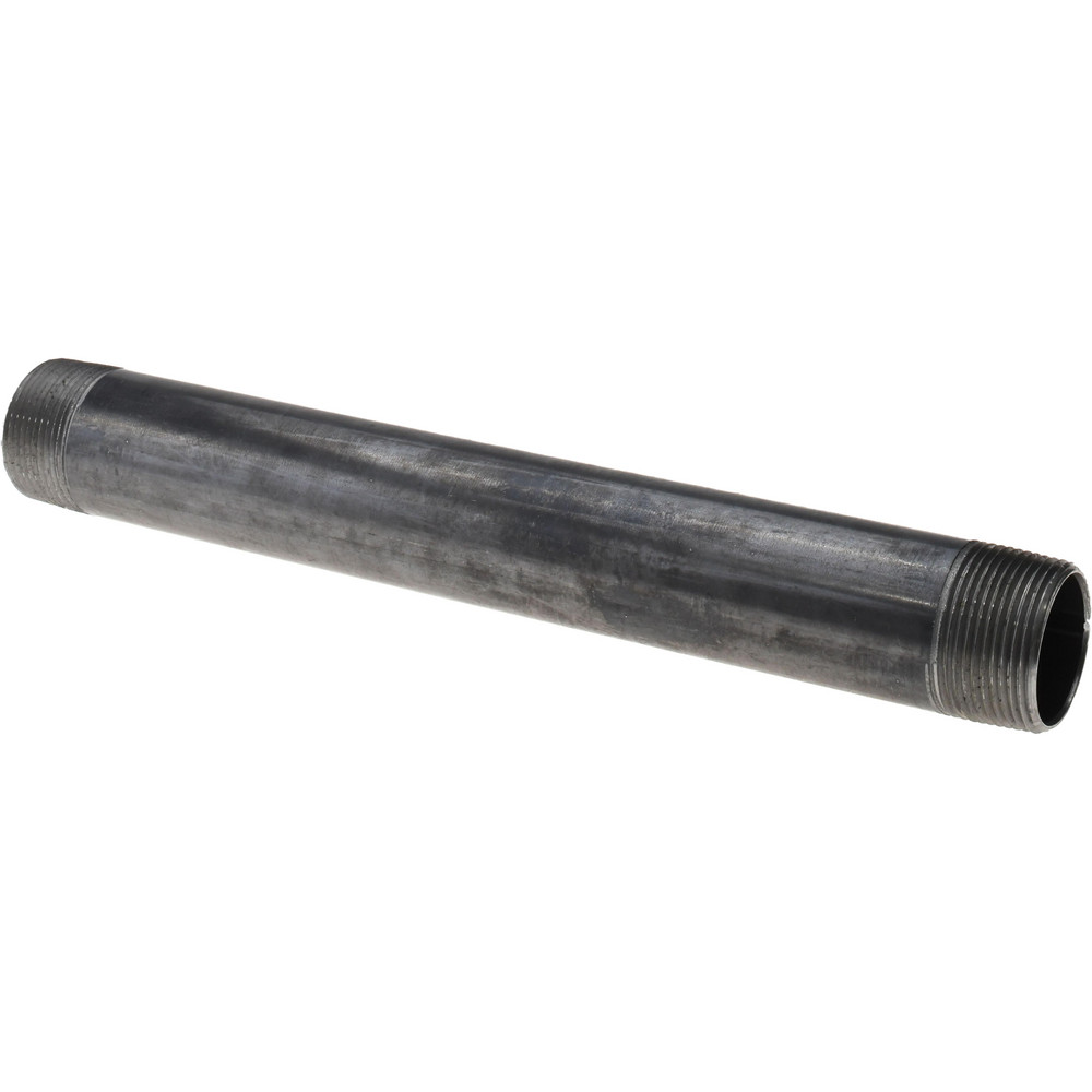 Value Collection Black Pipe Nipple: 1-1/4" Dia x 12" Long, Schedule 40 - NB07120