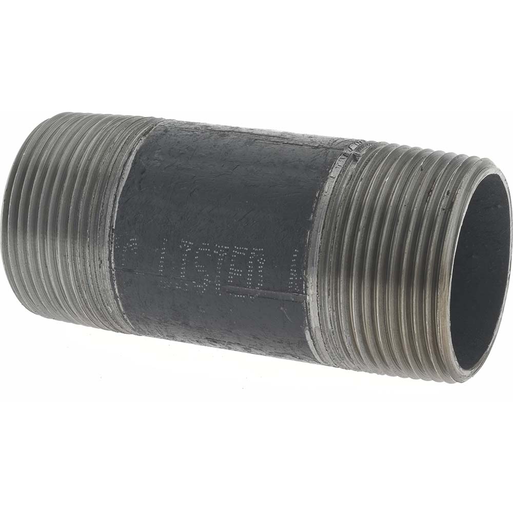 Value Collection Black Pipe Nipple: 1-1/4" Dia x 12" Long, Schedule 40 - NB07120