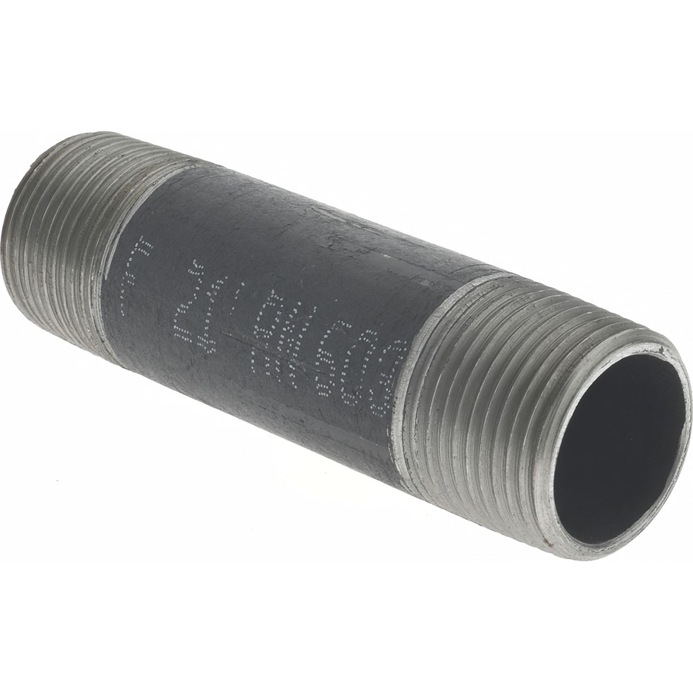 Value Collection Black Pipe Nipple: 3/4" Dia x 3-1/2" Long, Schedule 40 - NB05035